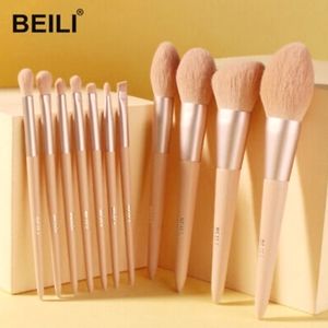 BEILI 11pcs Makeup Brush Set Cosmetic Beauty